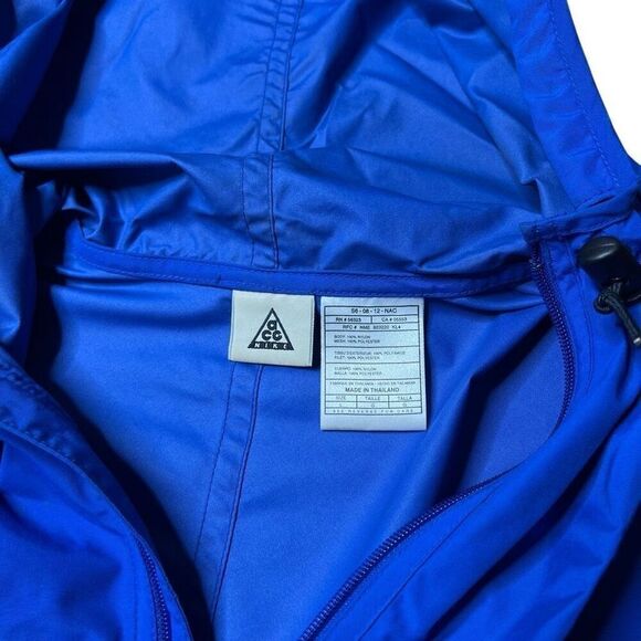 Vintage Y2K Nike ACG Nylon Hoodie Pullover Large Oversized - Picture 6 of 7